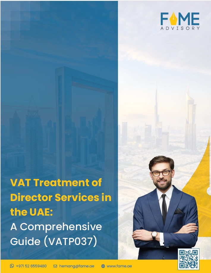 Taxability of Director Services under UAE VAT VATP037